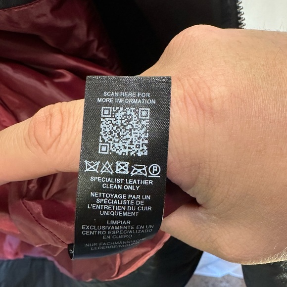 ASOS - Black Leather Motorcycle Jacket, Men’s 4XL (2XL) - Picture 12 of 14